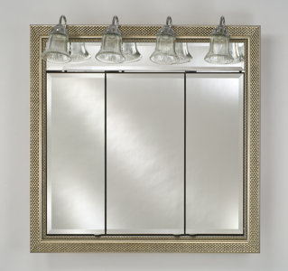 Charlton Home Eagle 44" x 34" Recessed Medicine Cabinet ...