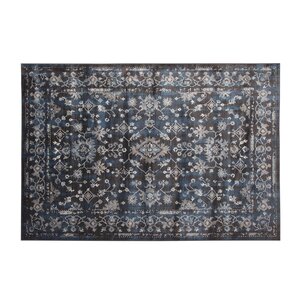 Beecroft Machine Woven Synthetic Blue/Natural Indoor Area Rug