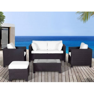 5-tlg. Loungegruppen-Set Milano mit Kissen von C..