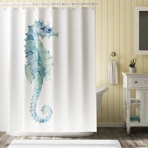Roxanna Painbrush Photo Seahorse Shower Curtain