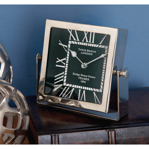 Woodland Imports Table Clock & Reviews Wayfair