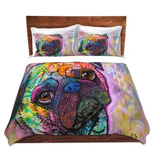 Pug Love Dog Duvet Set