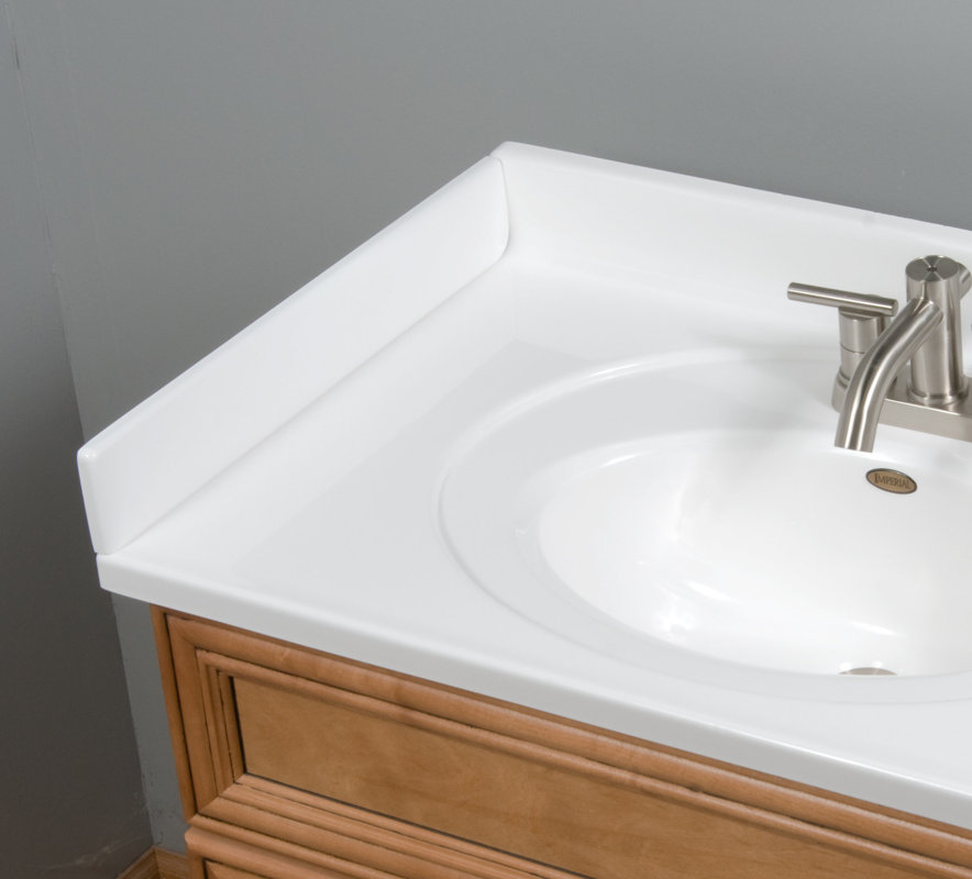 Imperial Center Wave Bowl 25 Single Bathroom Vanity Top Reviews Default Name
