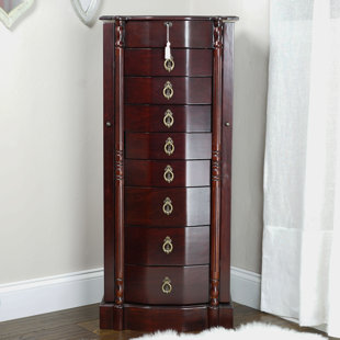 Farmhouse Rustic Jewelry Armoires Birch Lane Kennell Jewelry Armoire