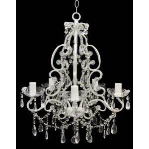 5-Light Crystal Chandelier