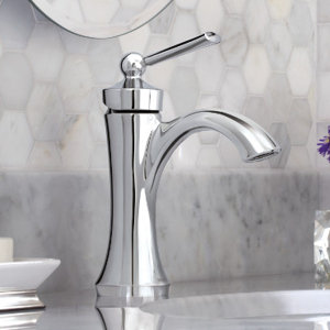 Wynford Single Handle Single Hole Bathroom Faucet with Drain