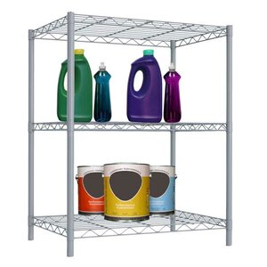 Wire Three Shelf Shelving Unit