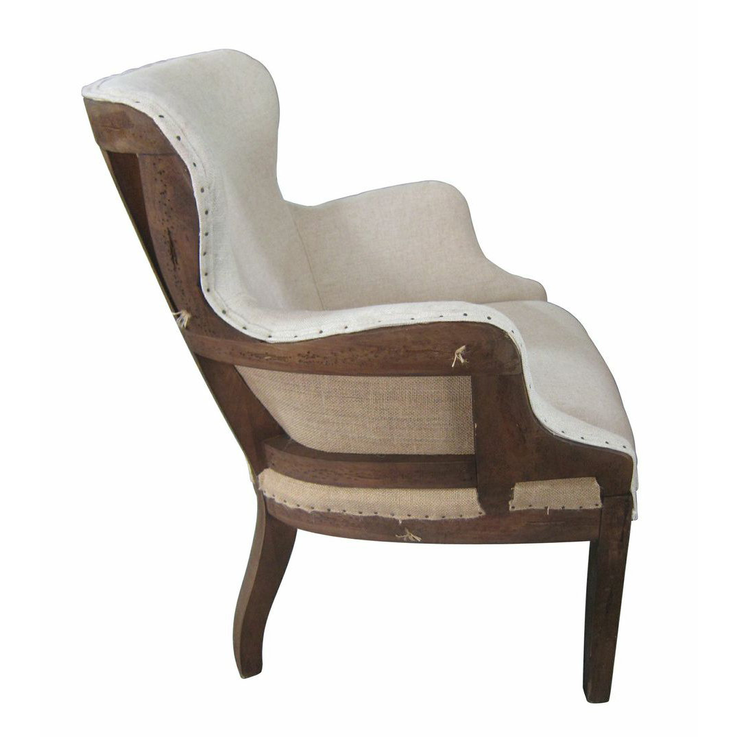 White x White Renson Barrel Chair & Reviews Wayfair