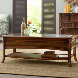 Indoor Rattan Coffee Table Wayfair Jetta Rattan Coffee Table