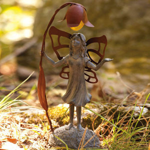 Solar Fairy Inquisitive Statue