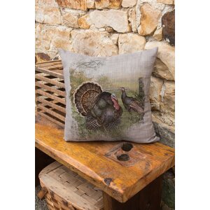 Wild Turkey Throw Pillow