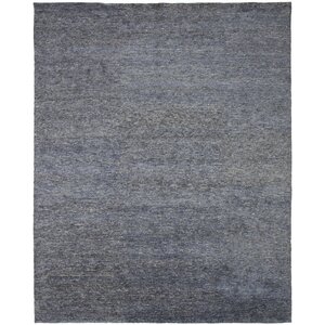 Vogue Hand-Knotted Blue Area Rug