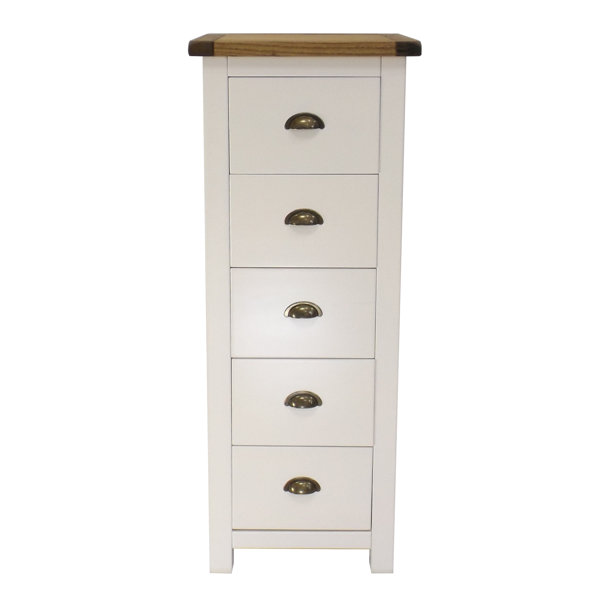Hazelwood Home Narrow 5 Drawer Chest of Drawers & Reviews Wayfair.co.uk