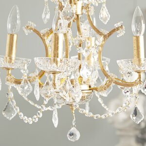 Maira 4-Light Crystal Chandelier