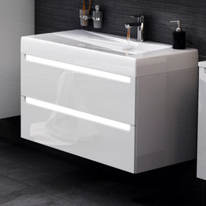 Devo 90 cm Wandmontierter Waschtisch Victoria