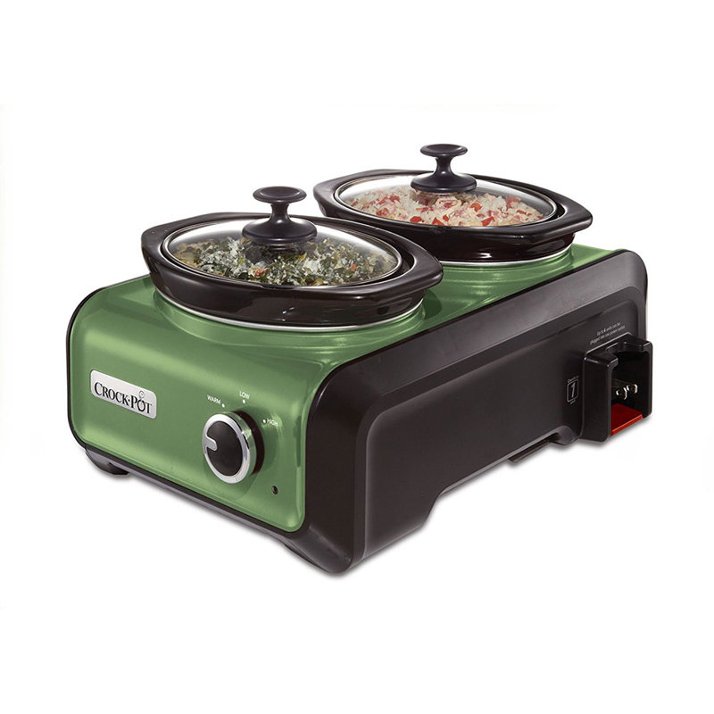 Crockpot 2 Qt. Hook Up Double Oval Connectable & Reviews Wayfair