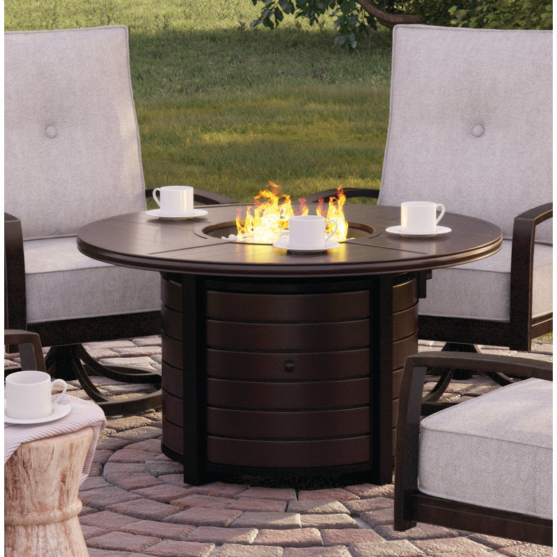 Ivy Bronx Luedtke Aluminum Propane Fire Pit Table Reviews Wayfair Luedtke Aluminum Propane Fire Pit Table