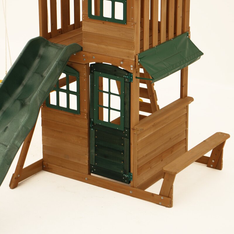 KidKraft Windale Wooden Swing Set & Reviews - WinDale+WooDen+Swing+Set