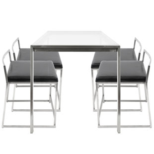 Modern Contemporary Small Kitchen Dinette Sets Allmodern Gary 5 Piece Dining Set