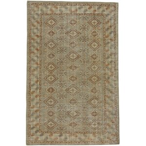 Caria Hand-Knotted Fawn/Gray Area Rug