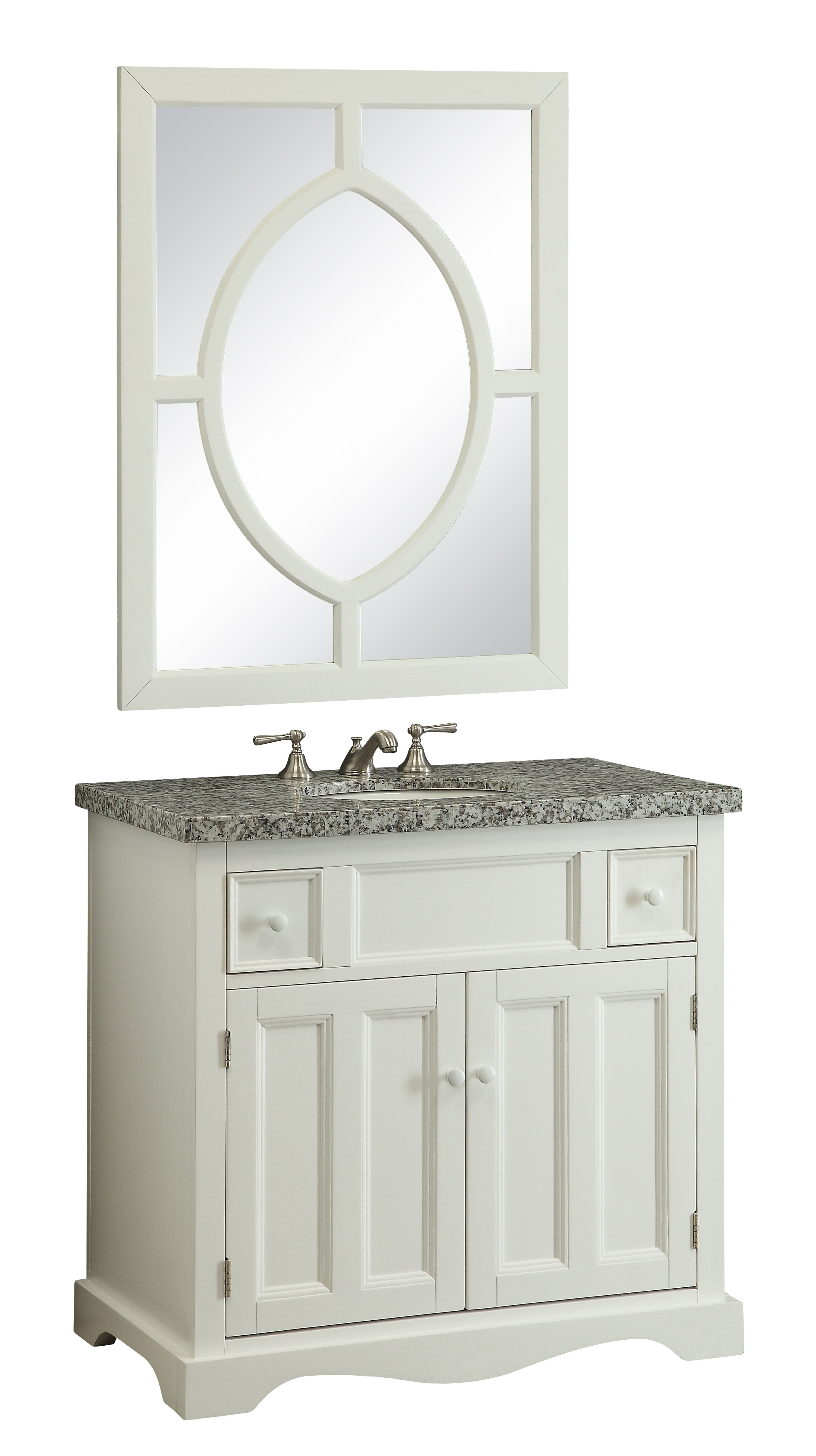 Beachcrest Home Mulvey 35 Bathroom Vanity Set With Mirror Wayfair