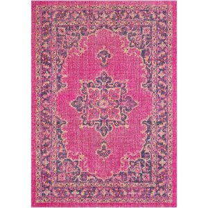 Randhir Pink Indoor Area Rug