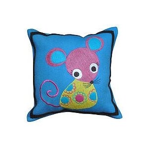 Mouse Wool Throw Pillow