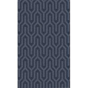 Burchfield Navy Geometric Rug