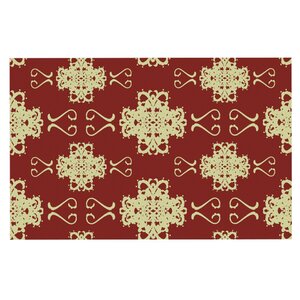 Mydeas 'Asian Motif Damask' Doormat