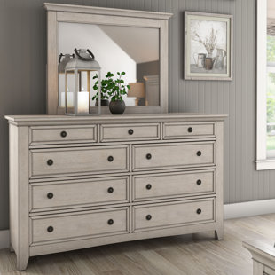 Large 9 Drawer Dresser White Wayfair Quickview