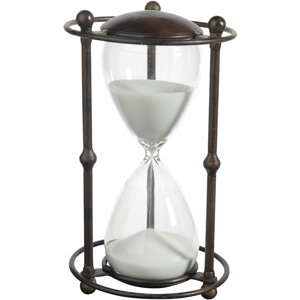 Traditional Hourglass in Stand