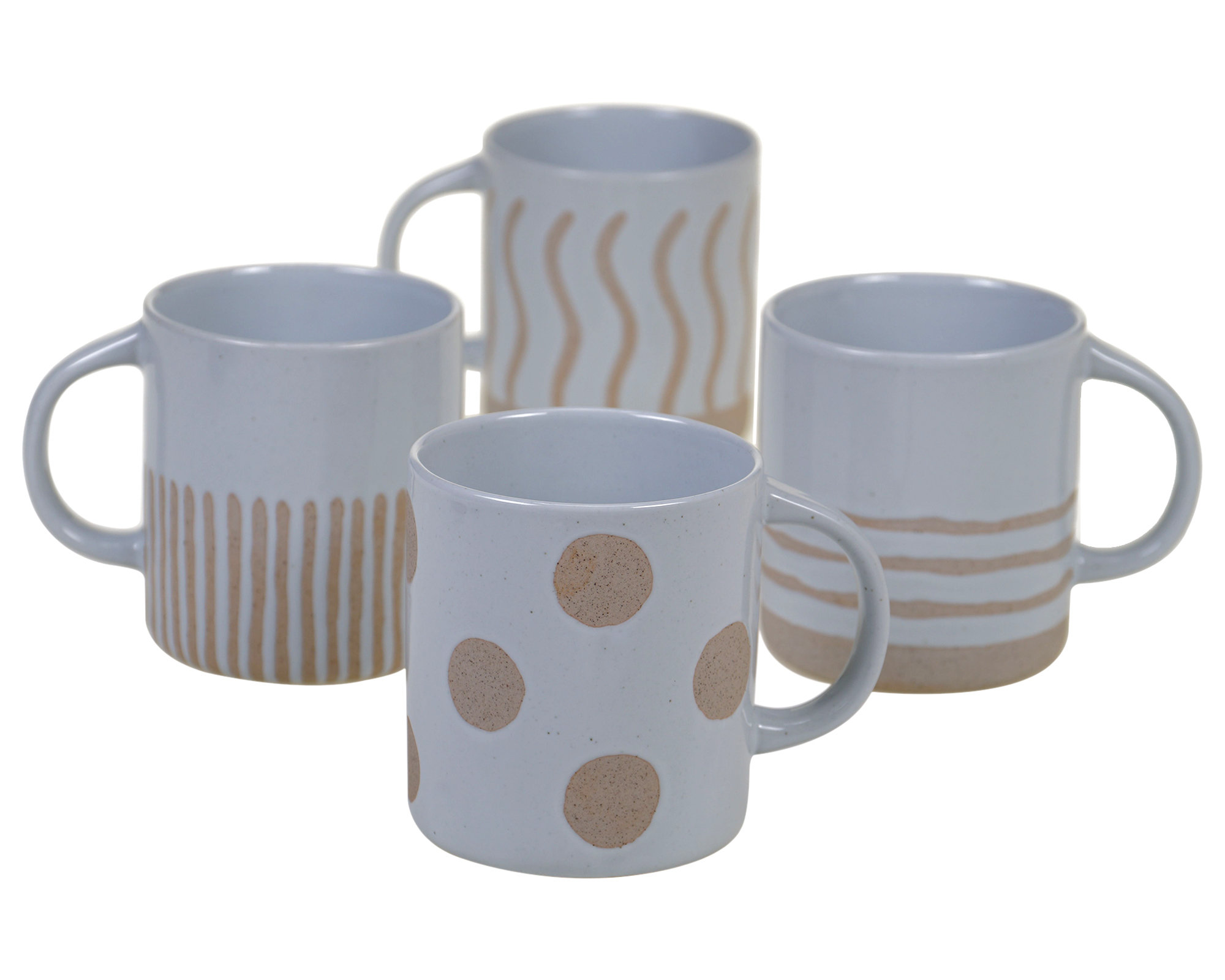 Coffee Mugs Teacups Birch Lane Aerne Graphic 4 Piece Coffee Mug Set