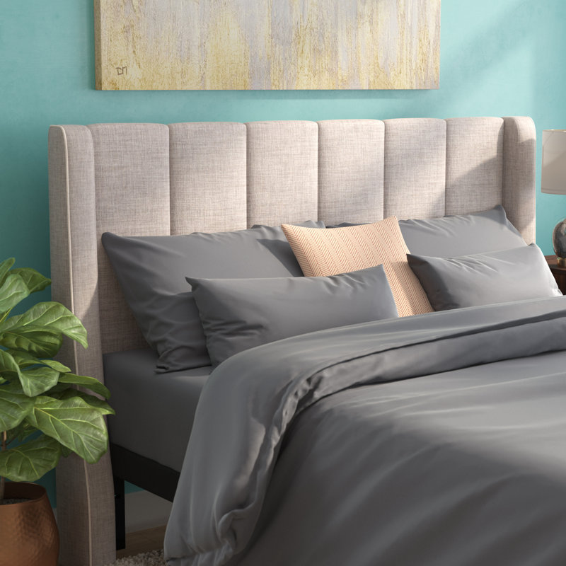 Odina Full Upholstered Wingback Headboard AllModern