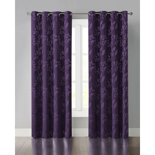 The Twillery Co Ashby Geometric Blackout Grommet Single Curtain
