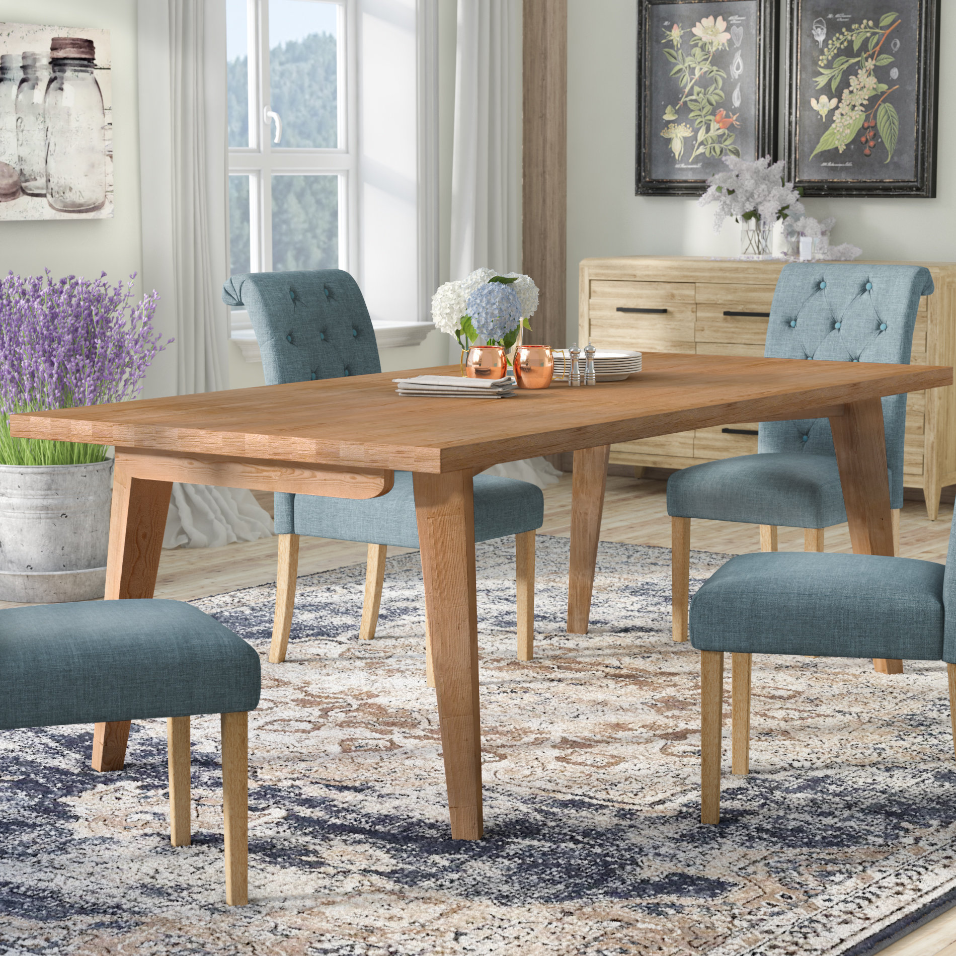 Laurel Foundry Modern Farmhouse Descartes Dining Table & Reviews - Laurel Foundry Modern Farmhouse Descartes Dining Table & Reviews -