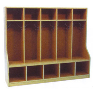 Locker Bookcase Wayfair 3 Tier 5 Wide Coat Locker