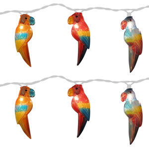 10-Light 11 ft. Parrot String Lights (Set of 2)