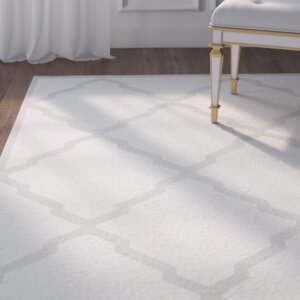 Maritza Geometric Beige/Light Grey Area Rug