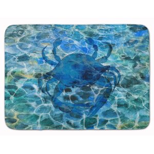 Crab Under Water Memory Foam Bath Rug