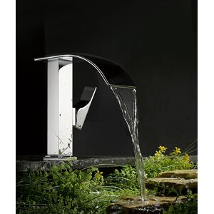 Single Handle Single Hole Bathroom Waterfall Faucet