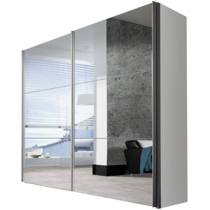 Schwebetürenschrank Solutions Bianco, 216 cm H ..