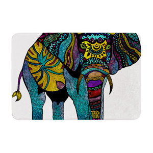 Elephant of Namibia by Pom Graphic Design Bath Mat