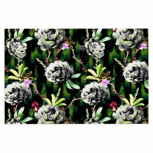 'Twilight Peonies' Doormat