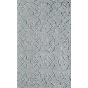 Hand-Tufted Blue Area Rug