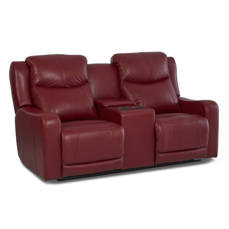 Red Barrel Studio Theodore Reclining Sofa With Headrest And Lumbar Theodore Reclining Sofa With Headrest And Lumbar Support
