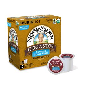 Newman's Own Organics Special Blend Coffee K-Cup (Pack of 108)