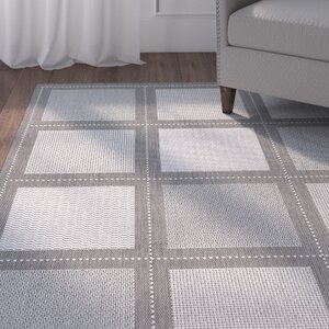 Westlund Gray Indoor/Outdoor Area Rug