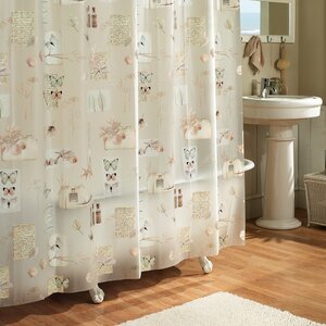 Janey Natures Moments 100% PEVA Shower Curtain