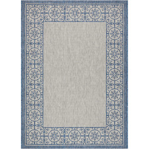 Cochrane Ivory/Blue Indoor/Outdoor Area Rug