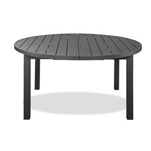 Extendable Patio Tables You Ll Love Wayfair Ca Smelley Extendable Oval Dining Table